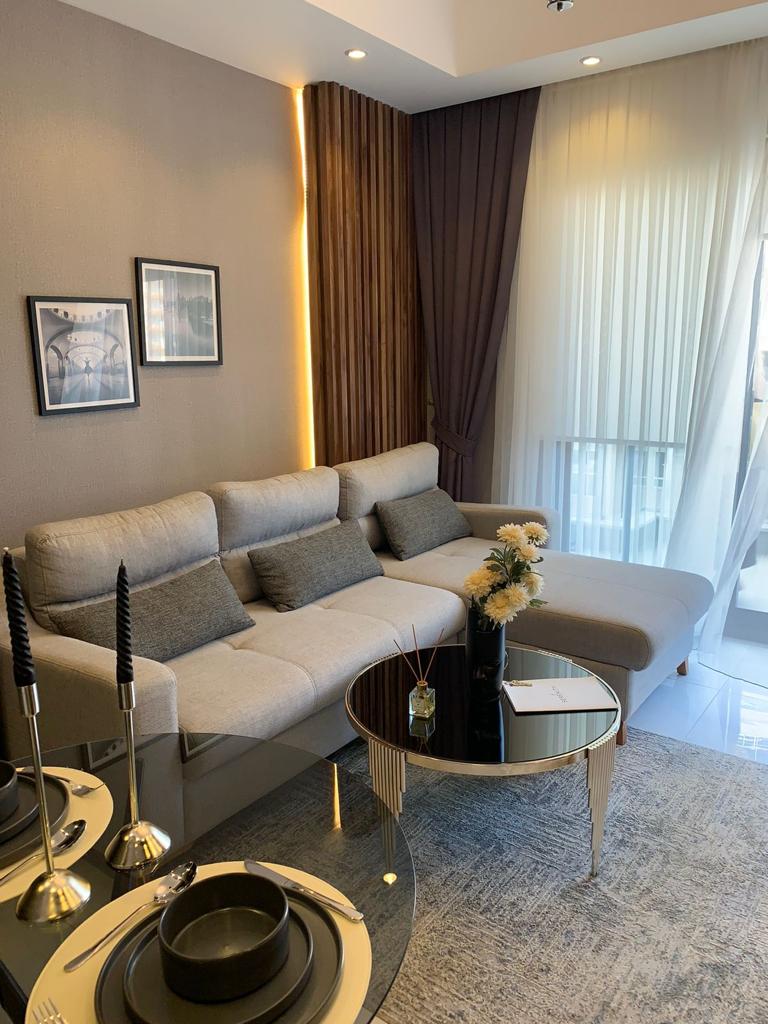 Apartment 55qm in Alanya mit Meerblick, 1 Schlafzimmer, 1 Bad, 500 Meter zum Meer Kopie